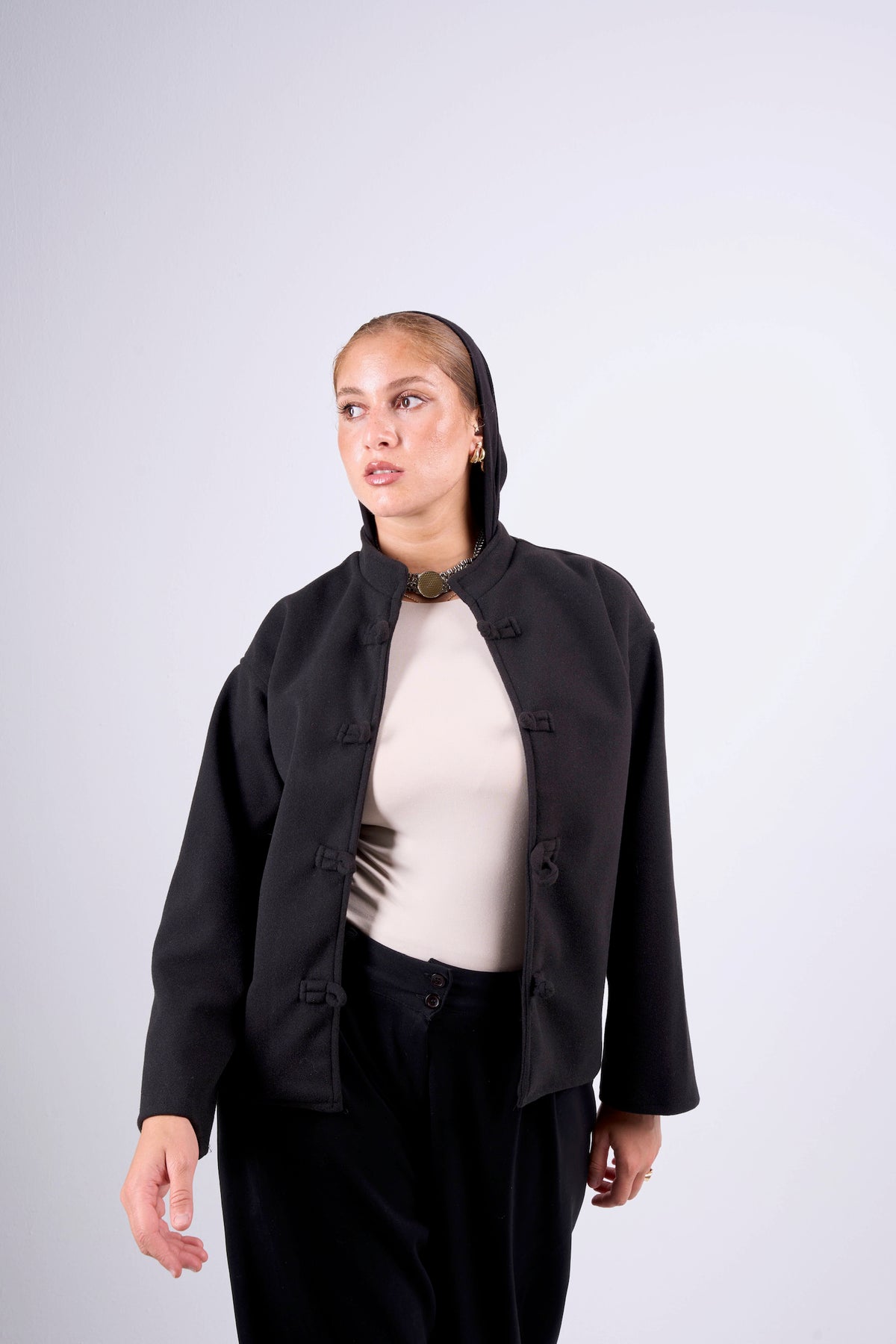Black Mandarin Jacket
