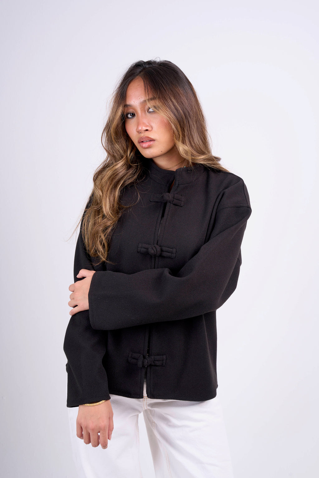 Black Mandarin Jacket
