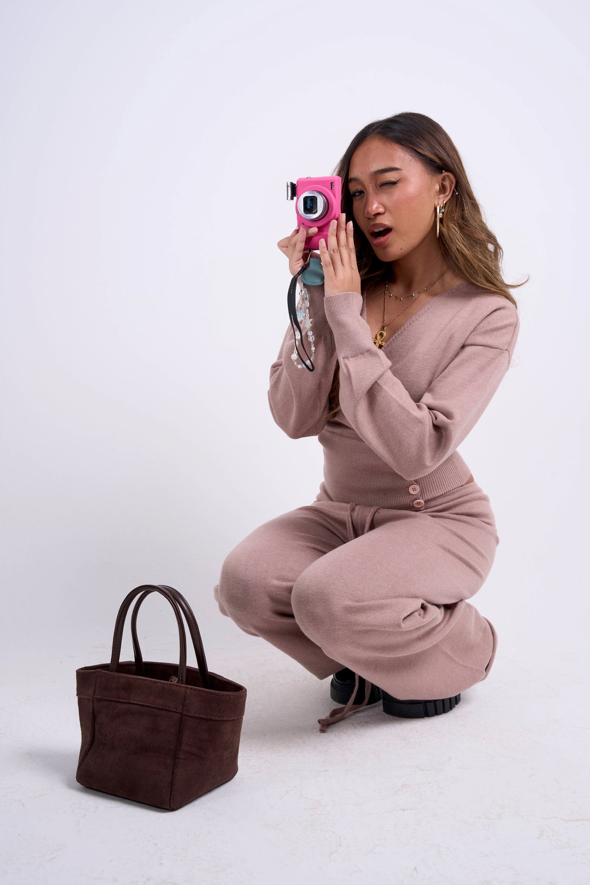 The Dusty Rose Knit Duo